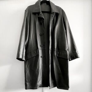DANIER Vintage Reversible Wool Leather Coat